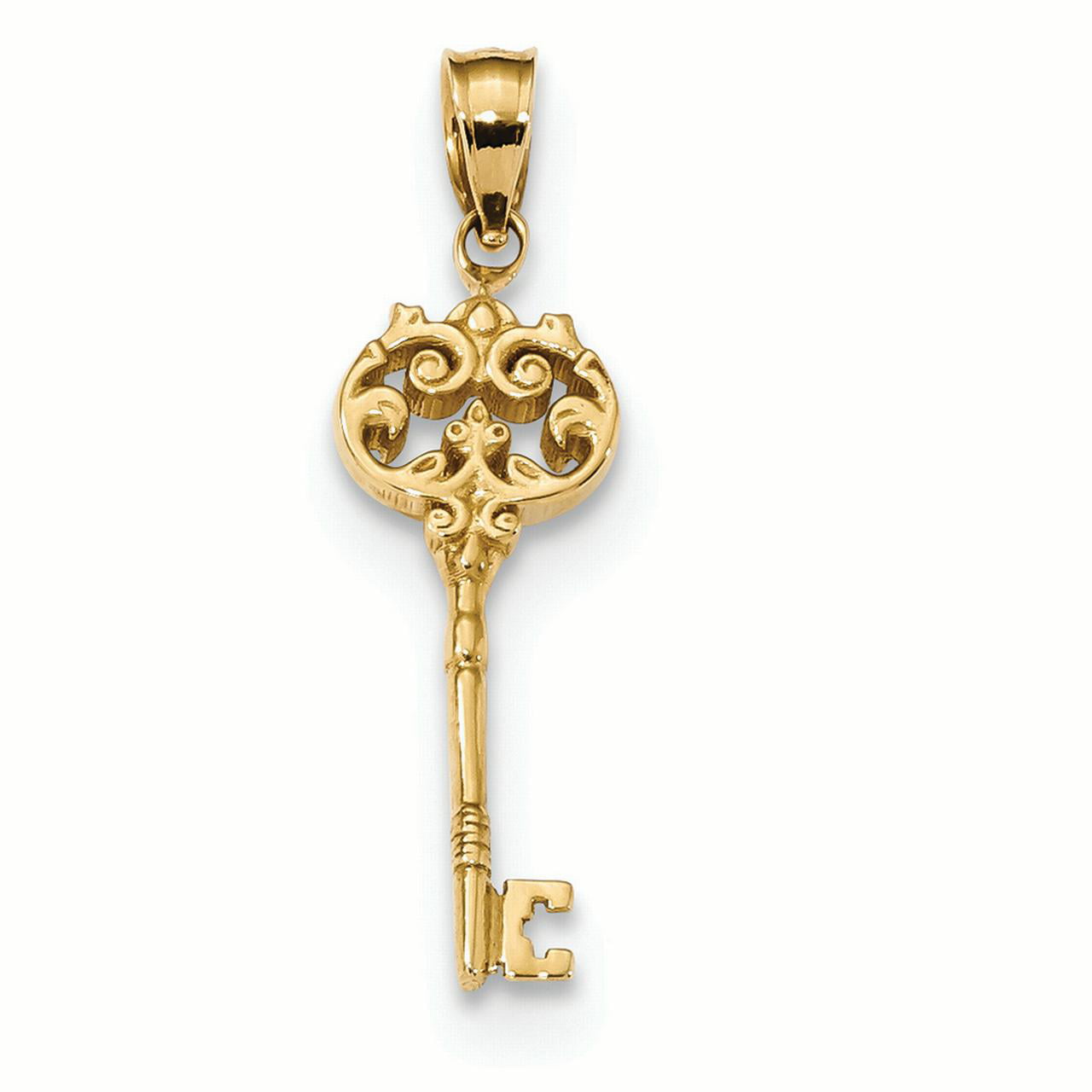 Details about   14K Two-Tone Gold Fancy Flower Charm Pendant MSRP $494