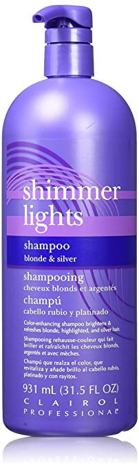 Clairol Professional Shimmer Lights Shampoo Blonde and Silver 31.5 fl oz