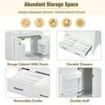 thumbnail image 4 of MODERNLUXE 30" Bathroom Vanity with Single Sink,Bathroom Storage Cabinet with 2 Doors,1 Drawer,Undermount Sink Cabinet and Multifunctional Storage, White, 4 of 8