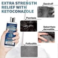 thumbnail image 3 of Anti Dandruff Shampoo & Seborrheic Dermatitis Cream Set, Scalp Treatment For Psoriasis, Folliculitis, Scalp Itchness Relief, Sooth, 300ml Anti Fungal, 3 of 5
