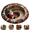 A#040, variant on Christmas 3D Illusion Round Rug, 2026 New Gnome Printed Optical Illusion Carpet, Soft Circular Holiday Floor Mat for Xmas Party C