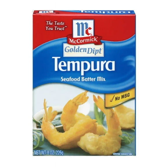 Pack of 8, McCormick Golden Dipt Tempura Seafood Batter Mix, 8 oz