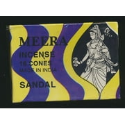 Sandal (Sandalwood), Meera Incense, 16 Cone Box, From India
