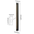 thumbnail image 3 of 50 in. Long Black Metal Outdoor Wall Sconces,Dimmable LED Porch Lights, 3 of 8