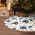 thumbnail image 5 of Sikiie Tractor And Vehicle Nativity Christmas Tree Skirt, Jesus Christian Winter Holiday Tree Mat Decoration(30-48IN)48", 5 of 6