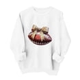 thumbnail image 3 of Xdegoge Game Day Sweatshirt Women Vantage Football Printed Pullover Casual Loose Long Sleeve Crewneck Top Fashion Football Fan Gear, 3 of 6