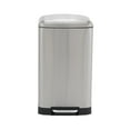 thumbnail image 5 of Design Trend 40 Liter / 10.5 Rectangle Stainless Steel Step On Trash Can, 5 of 8