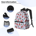 thumbnail image 5 of Picia Strawberries Large Capacity Backpack Classic Style Backpack Casual Backpack Water-Resistant School Work Travel Outdoor Backpack, 5 of 8
