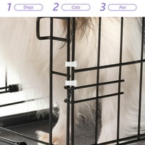 Homoyoyo 100Pcs Dog Crate Connectors Black High Strength Clips for Pet Cage Door Fast Installation