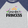 thumbnail image 4 of Inktastic Grandpa's Princess Crown and Flowers Girls Baby Bodysuit, 4 of 5