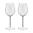 Libbey Glint Silver Stem Wine Glasses, Set of 2