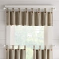 thumbnail image 1 of Elrene Home Fashions Tucker Button Solid Window Valance for Kitchen or Bathroom, 60 Inches by 15 Inches, Linen, 1 Valance, 1 of 6