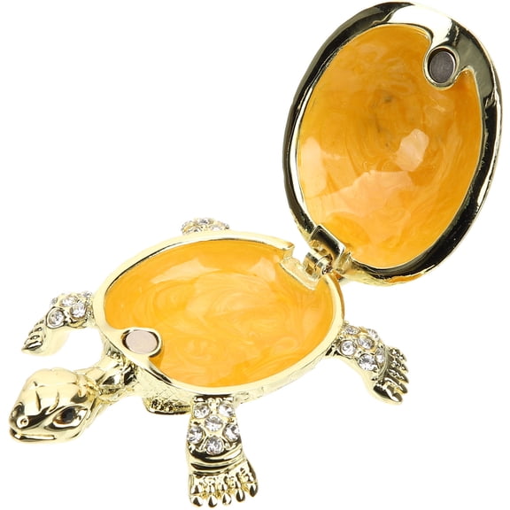GAXIRE Turtle Design Jewelry Box Trinket Container for Earrings Necklaces Storage Organizer