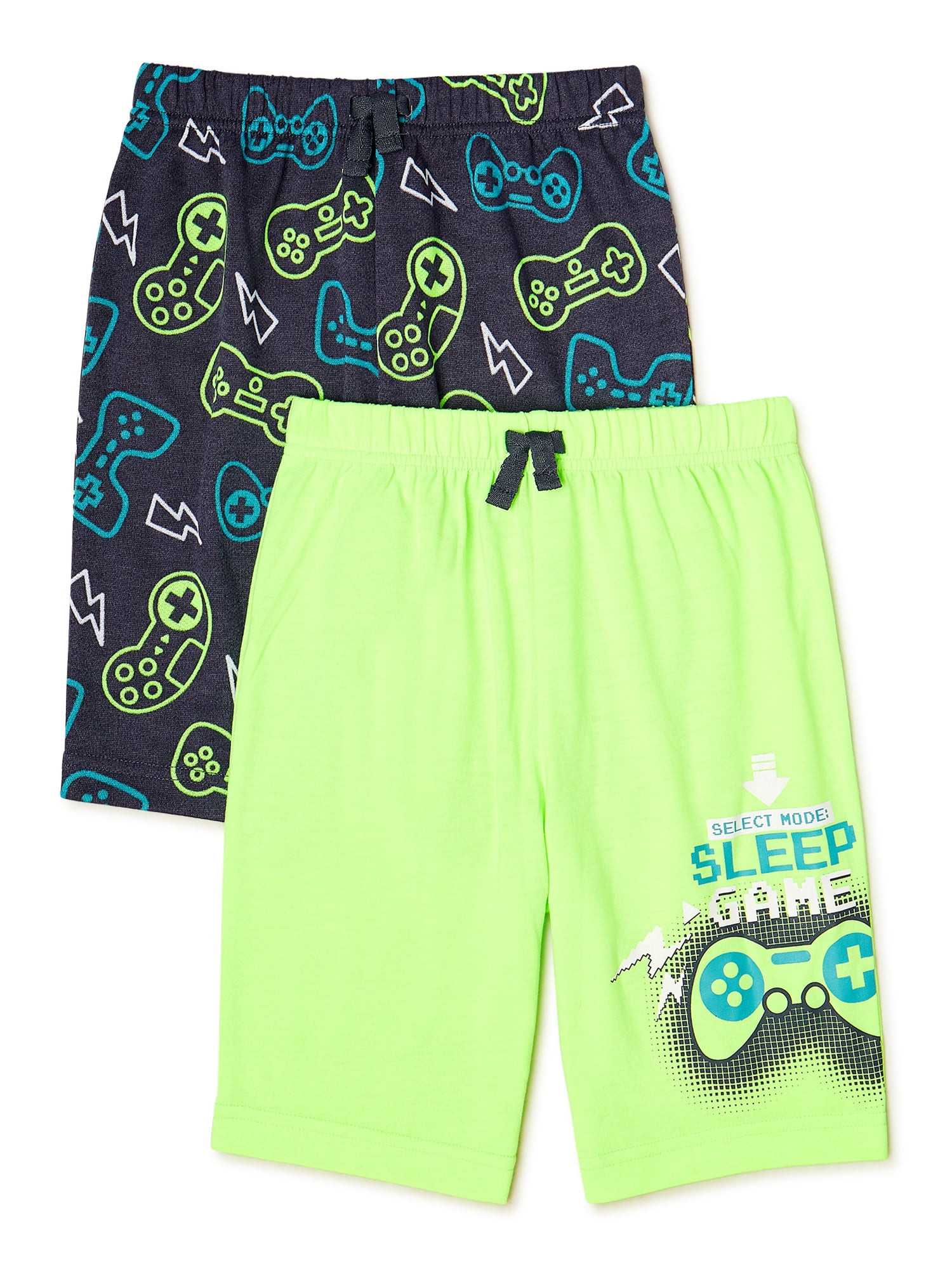 Wonder Nation Boys Comfy Pull On Elastic Waistband Pajama Sleep Shorts wonder-nation-boys-comfy-pull-on-elastic-waistband-pajama-sleep-shorts