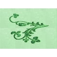 thumbnail image 1 of Ahgly Company Indoor Rectangle Patterned Mint Green Area Rugs, 5' x 8', 1 of 6
