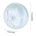 thumbnail image 3 of Silent Hamster Running Wheel Ultra Quiet Exercise Wheel Anti Slip Safe Cage Accessory Smooth Durable Rotation Design, For Hamster Gerbil Small Pets Indoor Cage Exercise And Activity, 3 of 6