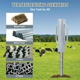 thumbnail image 6 of Accreate Ergonomic Fence Post Driver with Handles – Durable Steel for Easy Installation of Wooden & Metal Posts, 6 of 7
