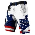 thumbnail image 2 of Hunting Camo Cargo Shorts with Multiple Pockets and Relaxed Fit, Awesome For Deer Season Fishing Trips Or Outdoor Hunts Navy XXL, 2 of 4