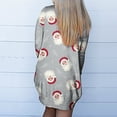 thumbnail image 4 of Womens Christmas Snowflake Cardigan，Women's Christmas Lightweight Cardigan Long Sleeve Open Front Kimono Cardigan with Pocket Xmas Tree Graphic Tops Outerwear, 4 of 6