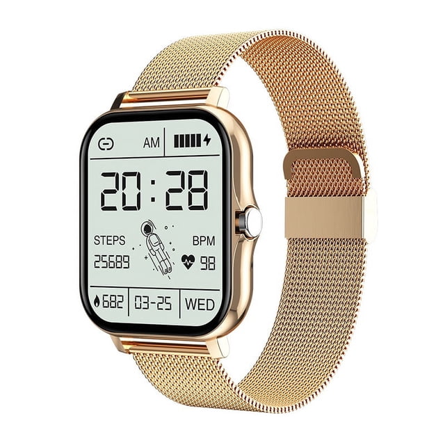 Reloj inteligente Bluetooth Llamada Ejercicio Podómetro Frecuencia cardíaca Presión arterial Oxígeno en sangre Sueño Monitoreo de salud