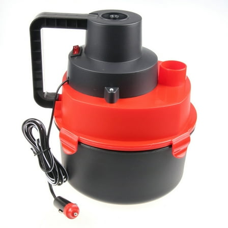 Pretyzoom Dry and Wet Application Car Vacuum Cleaner Red 1Pcs