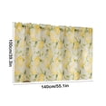 thumbnail image 3 of TIMIFIS Polyester Rideau Occultant en, Rideaux Voilages pour Fenêtre Courts Semi-Transparents Filtrant la Lumière Vintage Demi-Rideaux de sous-Sol 55 Po Poche pour Tringle Chacun 39 Po de Large Fleurs Artificielles pour l'Extérieur, 3 of 6