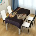 thumbnail image 4 of Yayeee Tablecloths 60" x 60" Rectangle Wrinkle Resistant Party Table Cover, Skeleton Stripes, 4 of 8