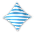 thumbnail image 2 of Blue-white Diagonal Stripes Throw Pillow Covers Pillowcases 18 x 18 Inch Home Decor 2 Packs for Bedroom Sofa, 2 of 6