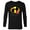 Black, variant on Disney and Pixar’s The Incredibles Jack-Jack Baby Family - Long Sleeve T-Shirt for Men - Customized-White