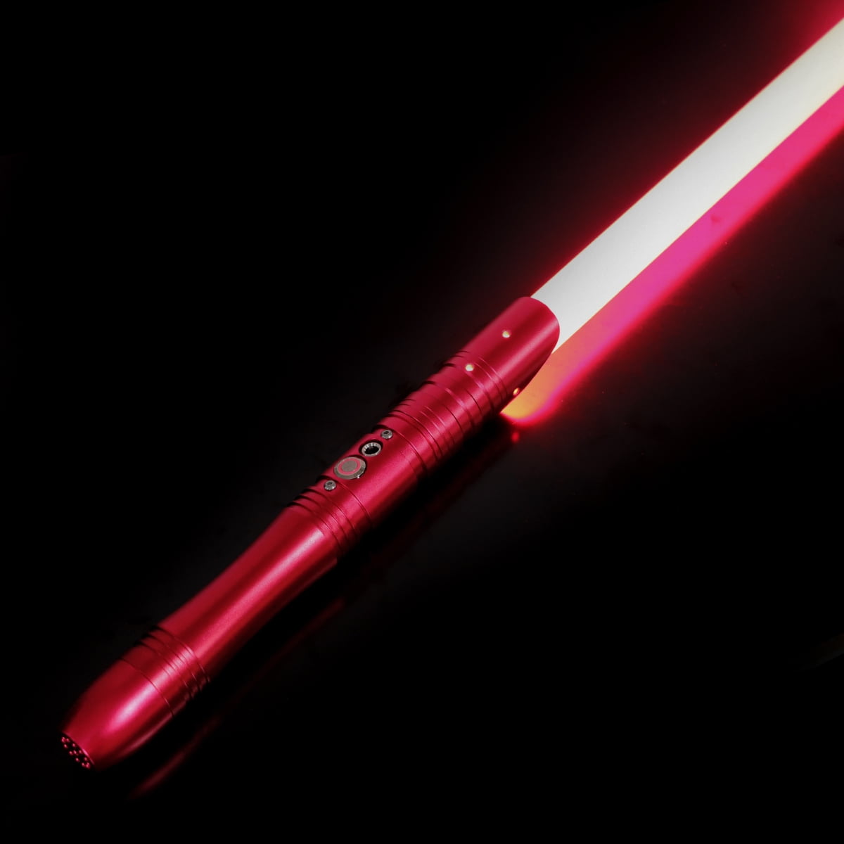 ZiaSabers Phasma Lightsaber Aluminum Metal Red Hilt Star Wars