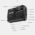 thumbnail image 3 of Yucurem Portable Fm Radio with Led Display Digital Radio Recorder Bt 5.4 Radio Speaker, 3 of 10