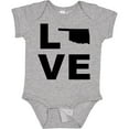 thumbnail image 3 of Inktastic Love Oklahoma Boys or Girls Baby Bodysuit, 3 of 5