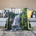 thumbnail image 2 of Chilfamy Waterfall Cozy Throw Blanket for Bedroom Living Rooms Sofa Couch All Seasons Soft Plush Blanket 60x80in, 2 of 6