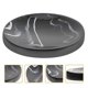 thumbnail image 3 of Nordic Style Soap Box Resin Soap Dish for Storage 2Pcs Black Color, 3 of 5