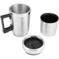 thumbnail image 4 of On-The-Go Warmth: Insulated Heated Thermos, Vehicle Special Tool, Stainless Steel Electric Coffee Cup For Your Daily Drive, Quick Heating & Constant Temperature Technology, 4 of 6