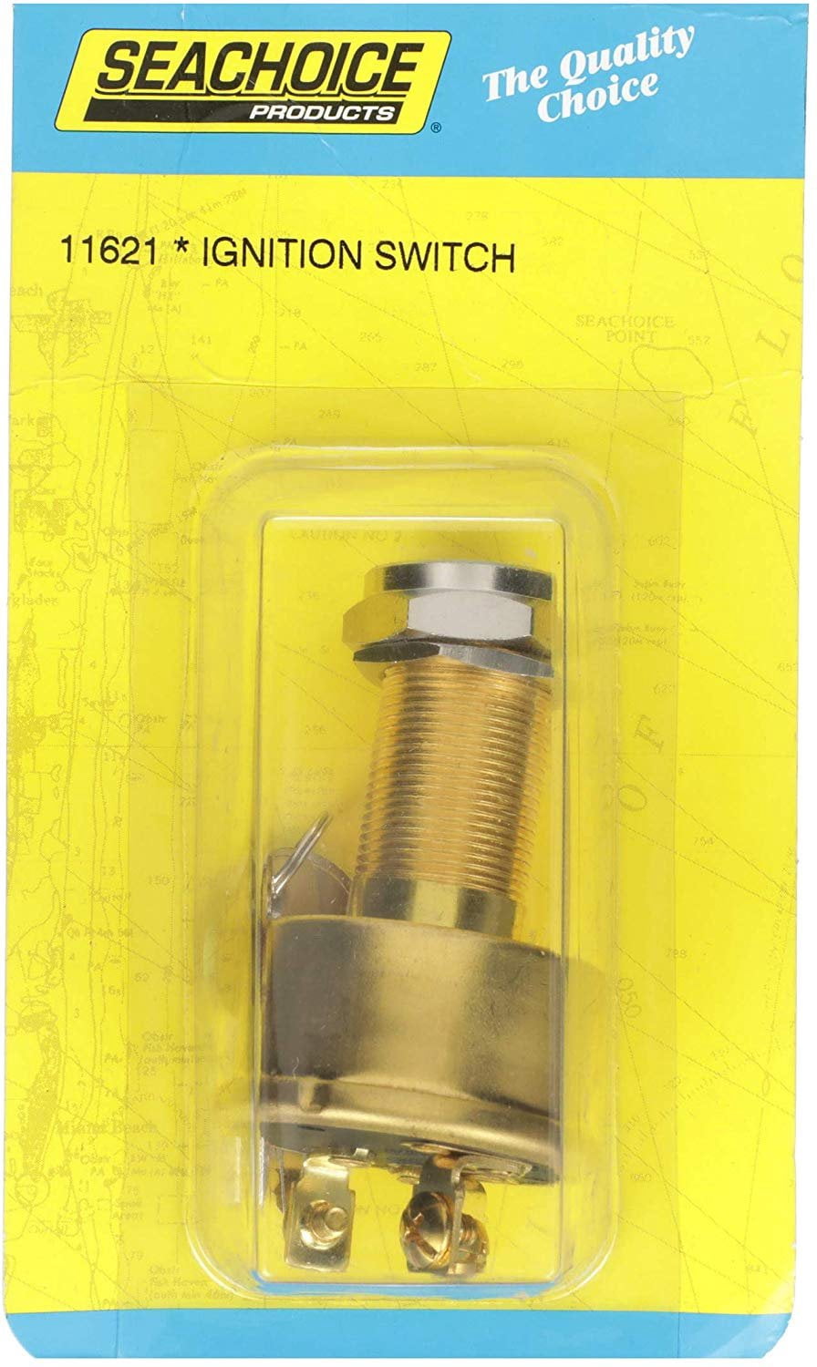 SEACHOICE 11621 3-Position Heavy Duty Ignition Starter Switch