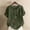 002 Army Green, variant on Hvot&aat Linen Tops for Women Casual Loose Fit Vintage Boho Blouse Oversize Crewneck Short Sleeve T-Shirts
