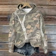 thumbnail image 5 of Ounisa Camo Hoodie Womens Maple Leaf Fleece Hooded Sweatshirt Oversized Camouflage Hoodies For Women Trendy, 5 of 8