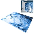 thumbnail image 6 of Water Pattern Waterproof Bathroom Shower Curtain, Machine Washable Curtain Bathroom Shower Curtain Liner Bathroom.[59.1x70.9in], 6 of 7