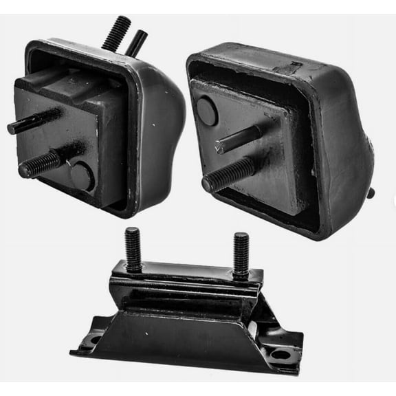 4M Auto Parts Front Left, Front Right Engine Mounts & Rear Transmission Mount 3PCS Part Numbers. 2642, 2640, 2639