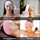 thumbnail image 5 of 3pc Facial Headband Make Up Wrap Head Terry Cloth(White,Black,Pink)), 5 of 5