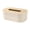 White, variant on Black Wooden Lid Tissue Box Large Capacity Stylish Desktop Living Room Napkin And Tissue Storage Box Black