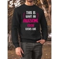 thumbnail image 2 of Awesome Cook Looks Like Sweatshirt Men -Smartprints Designs, Male XX-Large, 2 of 4