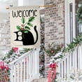 thumbnail image 2 of Spring Cat Tulip Garden Flag 12x18 Vertical Double Sided Welcome Easter Farmhouse Holiday Outside Decorations Burlap Yard Flag BW767, 2 of 6