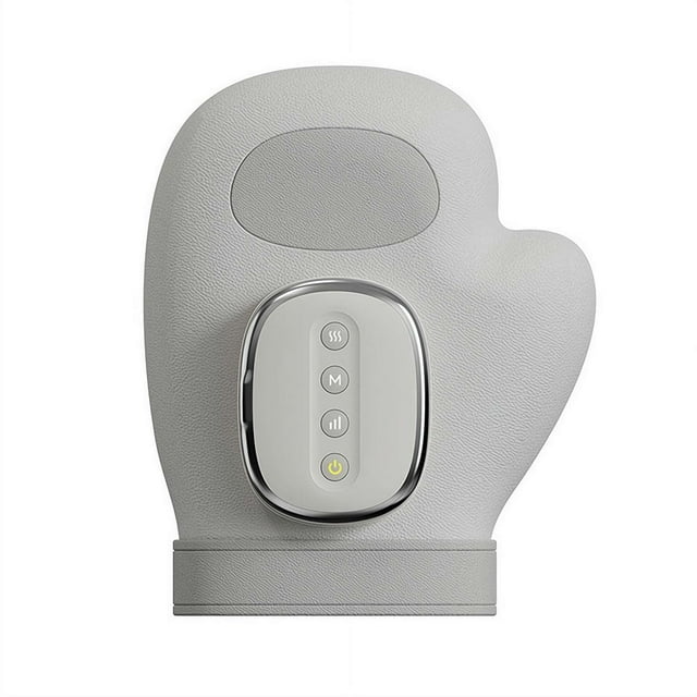 Masseur Électrique pour Main avec Chaleur, Masseur Portable Sans Fil avec 5 Modèles de Compression pour Confort du Poignet et des Mains, Cadeau pour Adultes et Parents, Femmes et Mamans