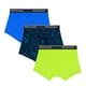 thumbnail image 1 of Bóxer Fruit of the Loom Para niño, algodón sustentable, multicolor, 3 piezas, talla M, 1 of 4