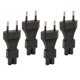 thumbnail image 4 of 4 piezas Enchufe europeo macho a IEC320 C5 Adaptador de corriente 2,5 A 250 V Plug and Play Enchufe europeo 100‑250 V, 4 of 10