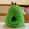 thumbnail image 4 of Capybara Stuffed Animal in Avocado,Cute Avocado Capybara Plush Toy,Capybara Plush with Wearable Avocado, 4 of 5