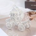 thumbnail image 4 of 1 pieza de caja de adorno de coche de calabaza de aleación, joyero, regalo de diamante, estatua coleccionable, decoración, soporte para presentación de joyería, organizador, 4 of 5