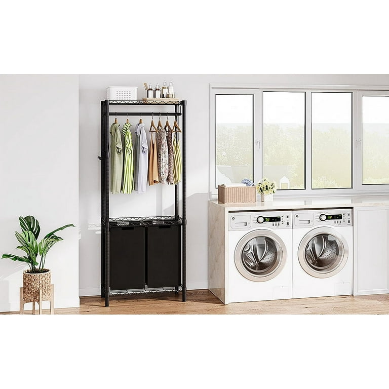 Laundry sorter with drying rack sale